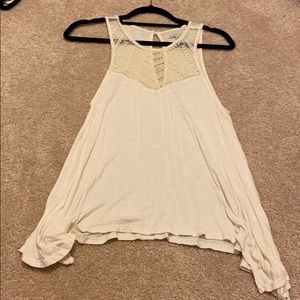 American eagle cream tank top